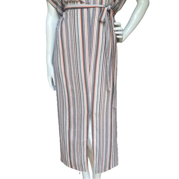 dRA Antropologie Boho Midi Pullover Multicolored Striped Sleeveless Dress Small - Picture 9 of 16